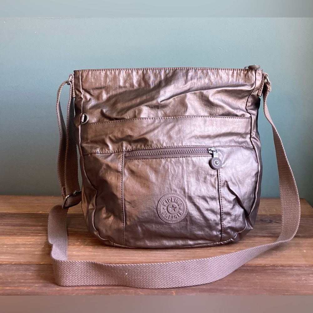 Kipling Nylon Metallic Crossbody Bag - Picture 9 of 9